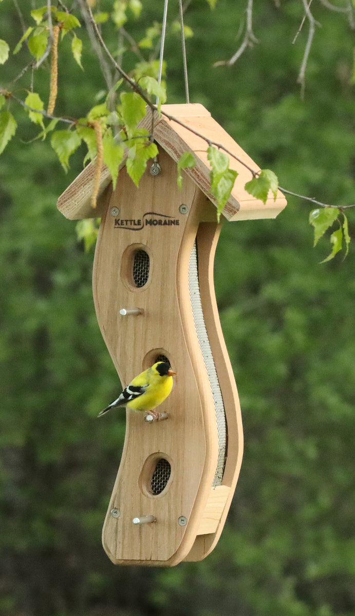 Kettle Moraine hot Large Wave Finch Feeder