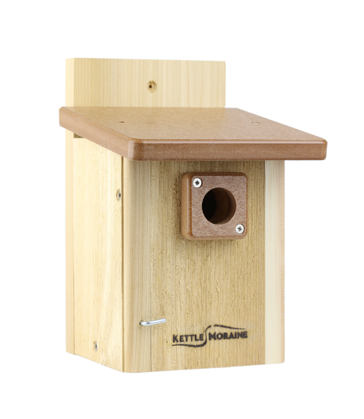*NEW* Wren & Chickadee Nest Box with Recycled Roof