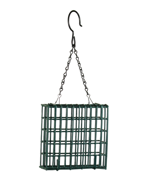 suet cage with hook for hanging