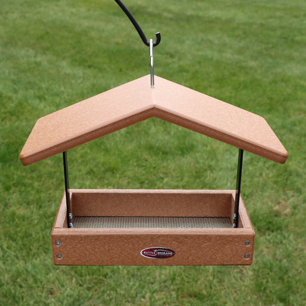 Recycled Small Covered Tray Feeder