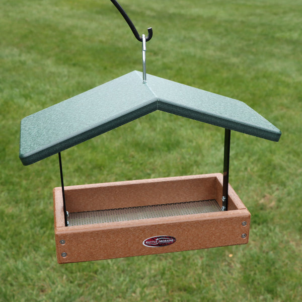Recycled Small Covered Tray Feeder