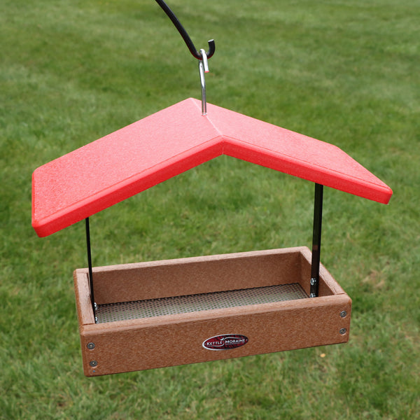 Recycled Small Covered Tray Feeder