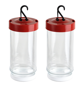 Two-Pack Replacement 16oz Hummingbird Feeder (Bottle and Cap Only)