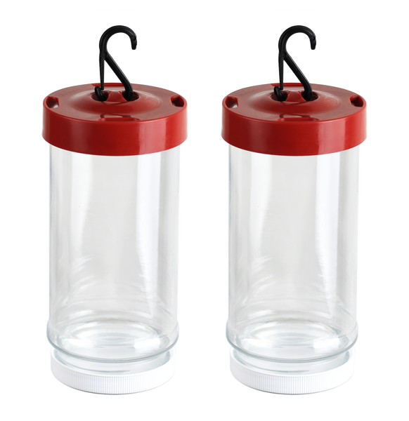 Two-Pack Replacement 16oz Hummingbird Feeder (Bottle and Cap Only)