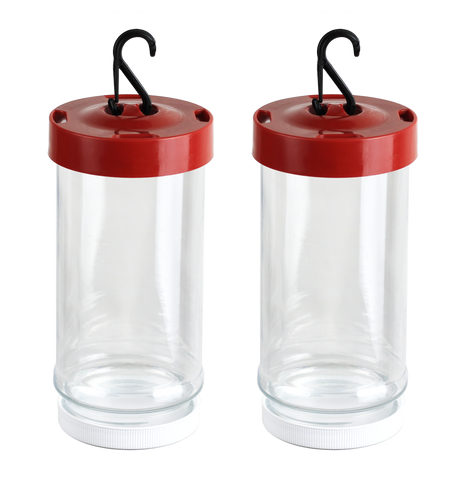 Two-Pack Replacement 16oz Hummingbird Feeder (Bottle and Cap Only)