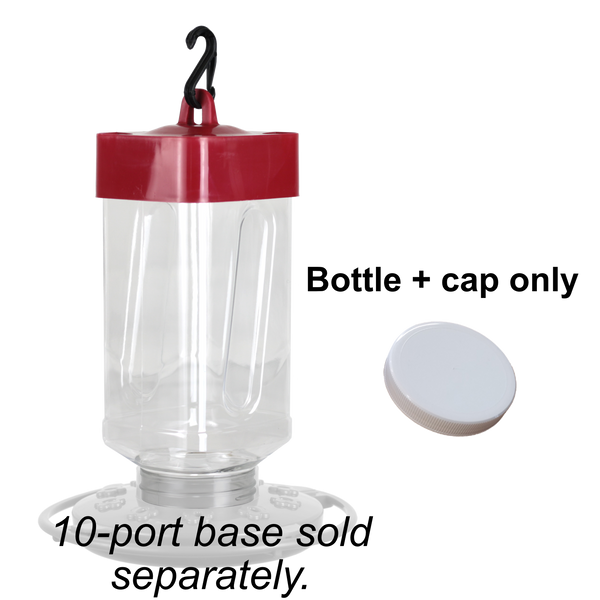 Replacement 32oz Hummingbird Feeder (Bottle and Cap Only)