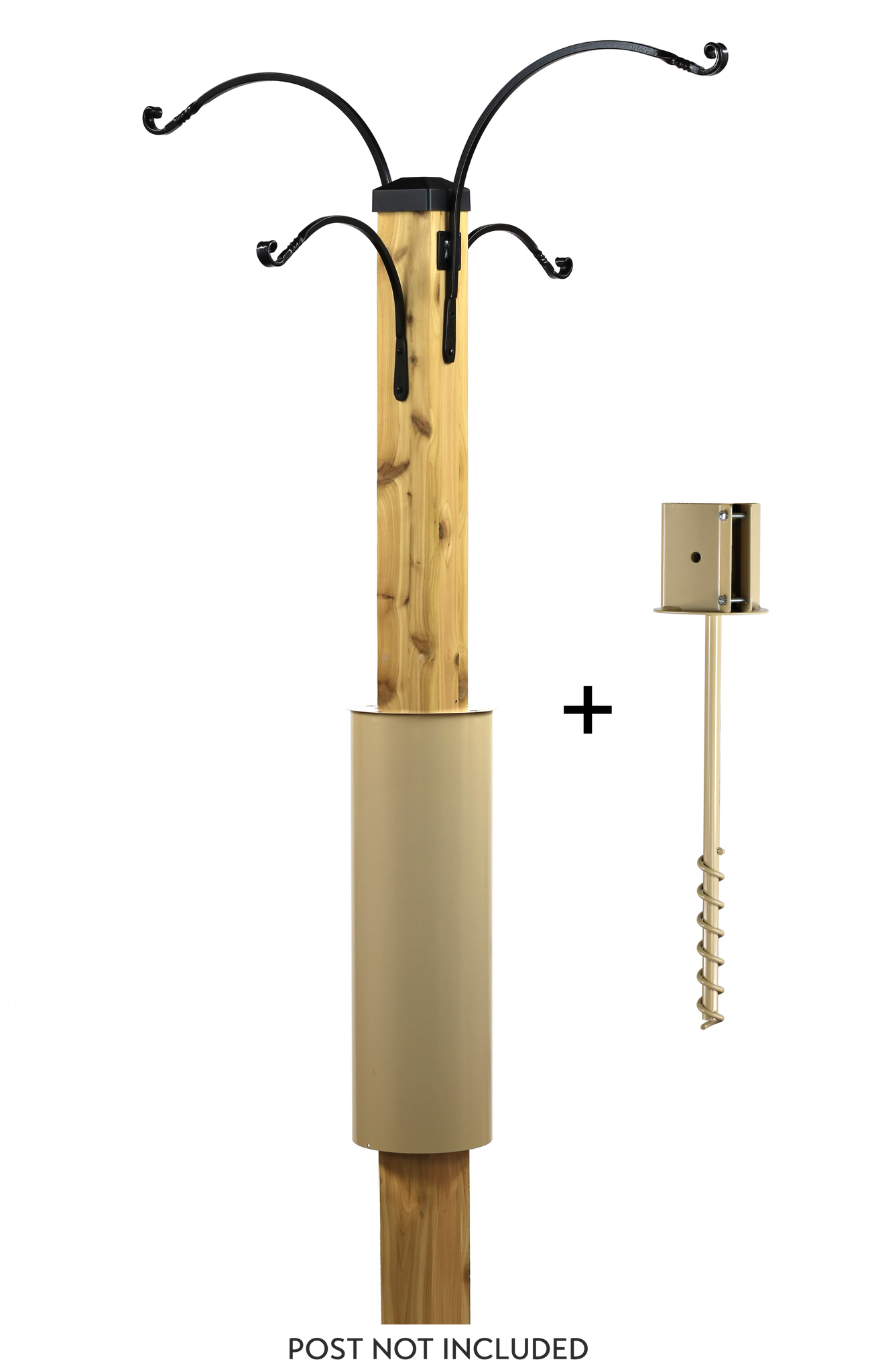 4 Combo Arm Accessory Kit for Wood Post