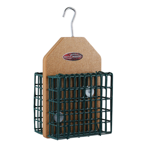 Double Hanging Suet Cage Feeder (Recycled)