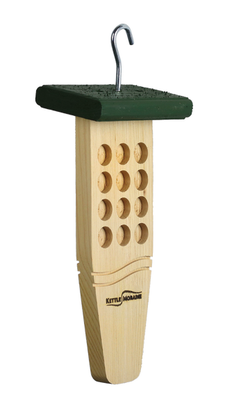 Cedar Peanut Butter Feeder with Roof