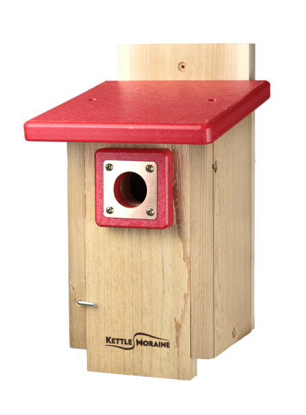 *NEW* Nuthatch & Titmouse Nest Box with Recycled Roof