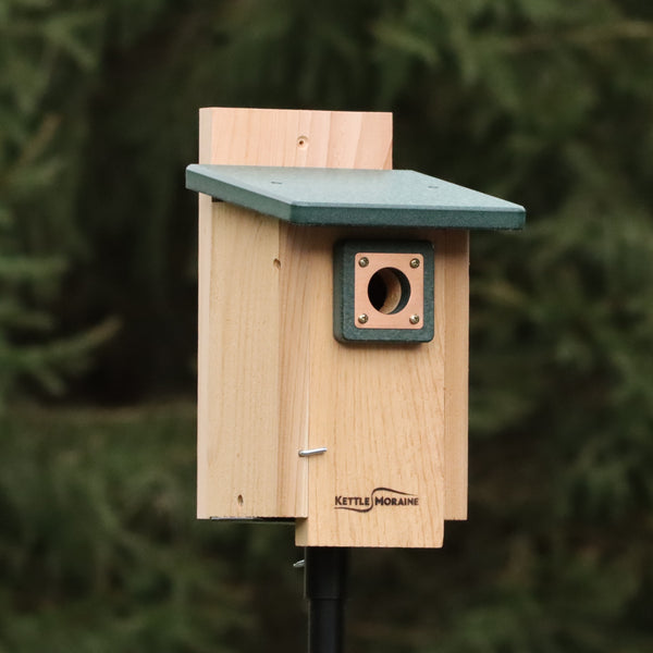 *NEW* Nuthatch & Titmouse Nest Box with Recycled Roof