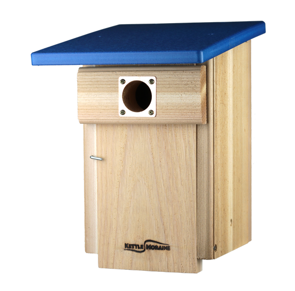 *NEW* Western and Mountain Bluebird Nest Box with Recycled Roof