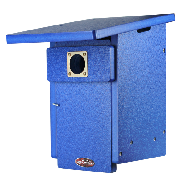 *NEW* Recycled Western Bluebird Nest Box with Pole Package