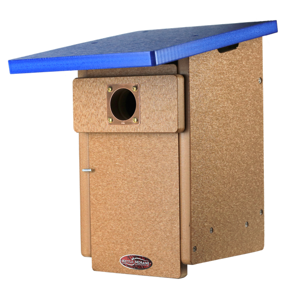 *NEW* Recycled Western Bluebird Nest Box with Pole Package