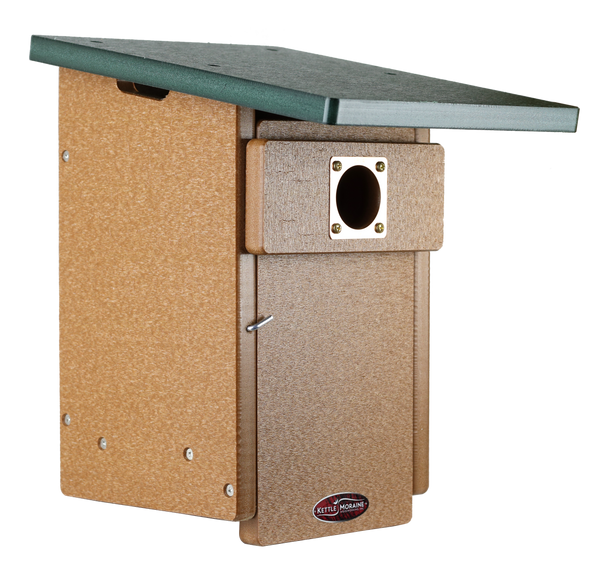 *NEW* Recycled Western Bluebird Nest Box with Pole Package