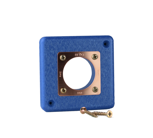 Recycled Predator Guard with Copper Portal for Bluebird Houses