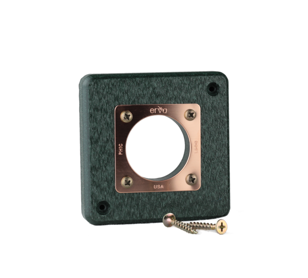 Recycled Predator Guard with Copper Portal for Bluebird Houses