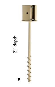 Ground Socket for 4x4 Post