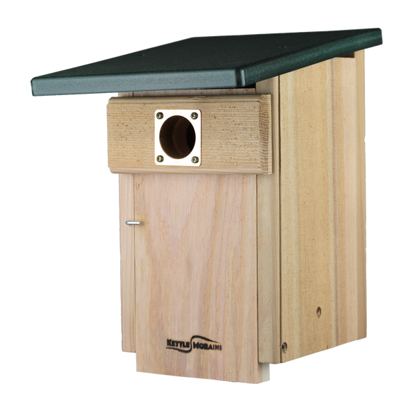 *NEW* Western and Mountain Bluebird Nest Box with Recycled Roof