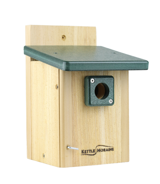 *NEW* Wren & Chickadee Nest Box with Recycled Roof