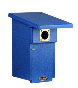 kettle moraine recycled blue plastic nest box