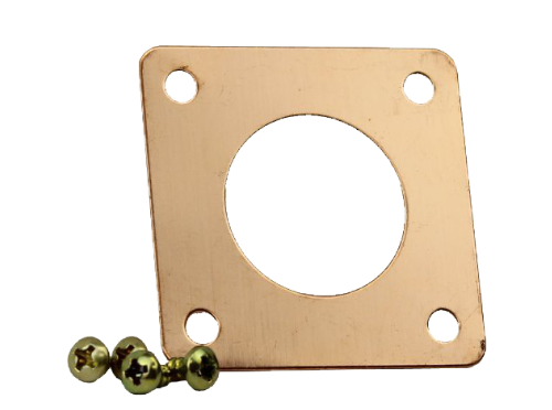 copper plate with screws for nest box