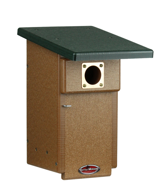 Kettle moraine recycled heavy duty bluebird nest box