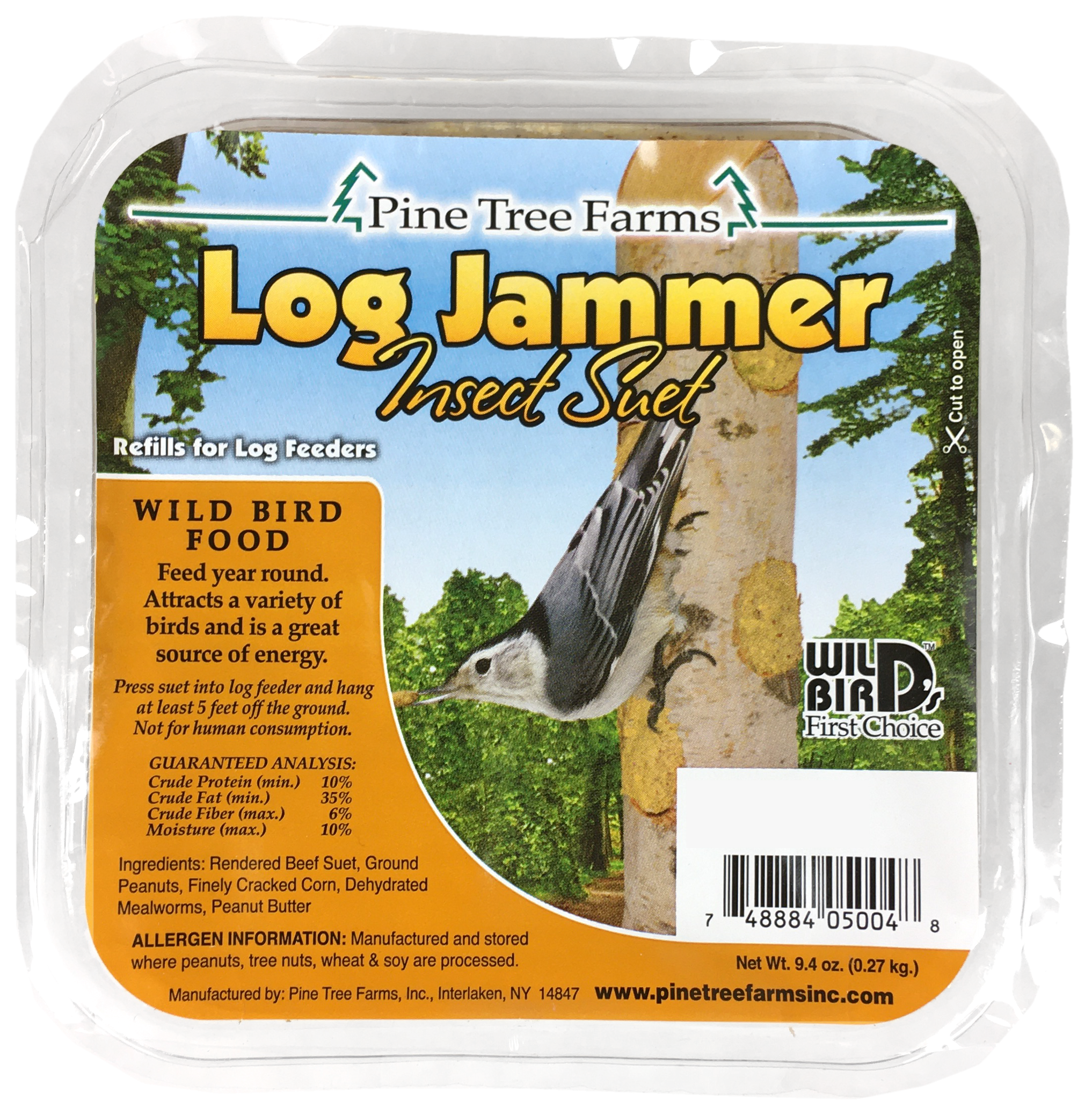 Log Jammer Suet Plugs - Ten Pack