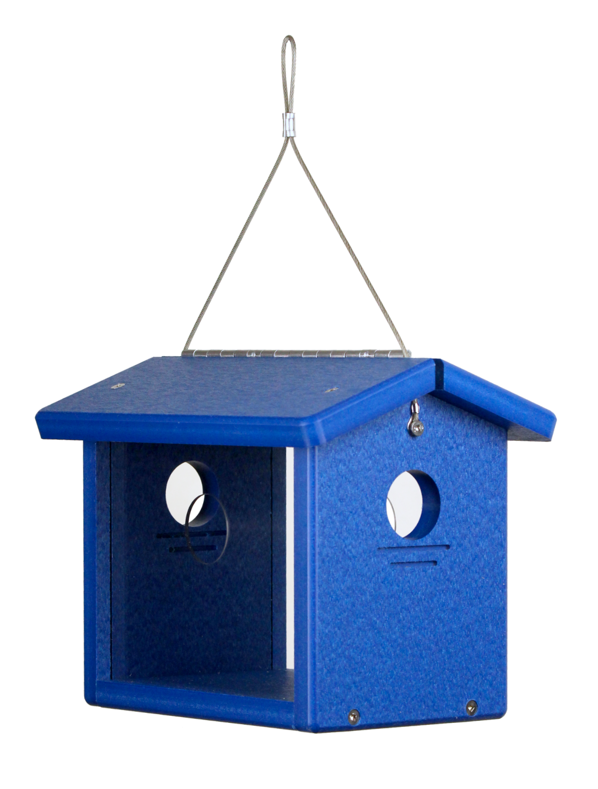 Recycled Hanging Bluebird Feeder