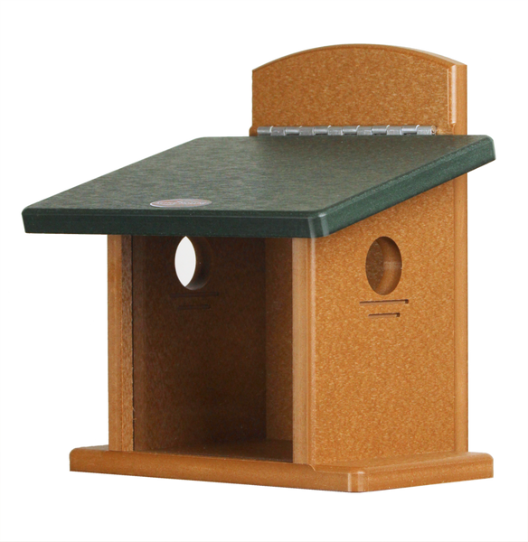 post mount bluebird feeder green roof