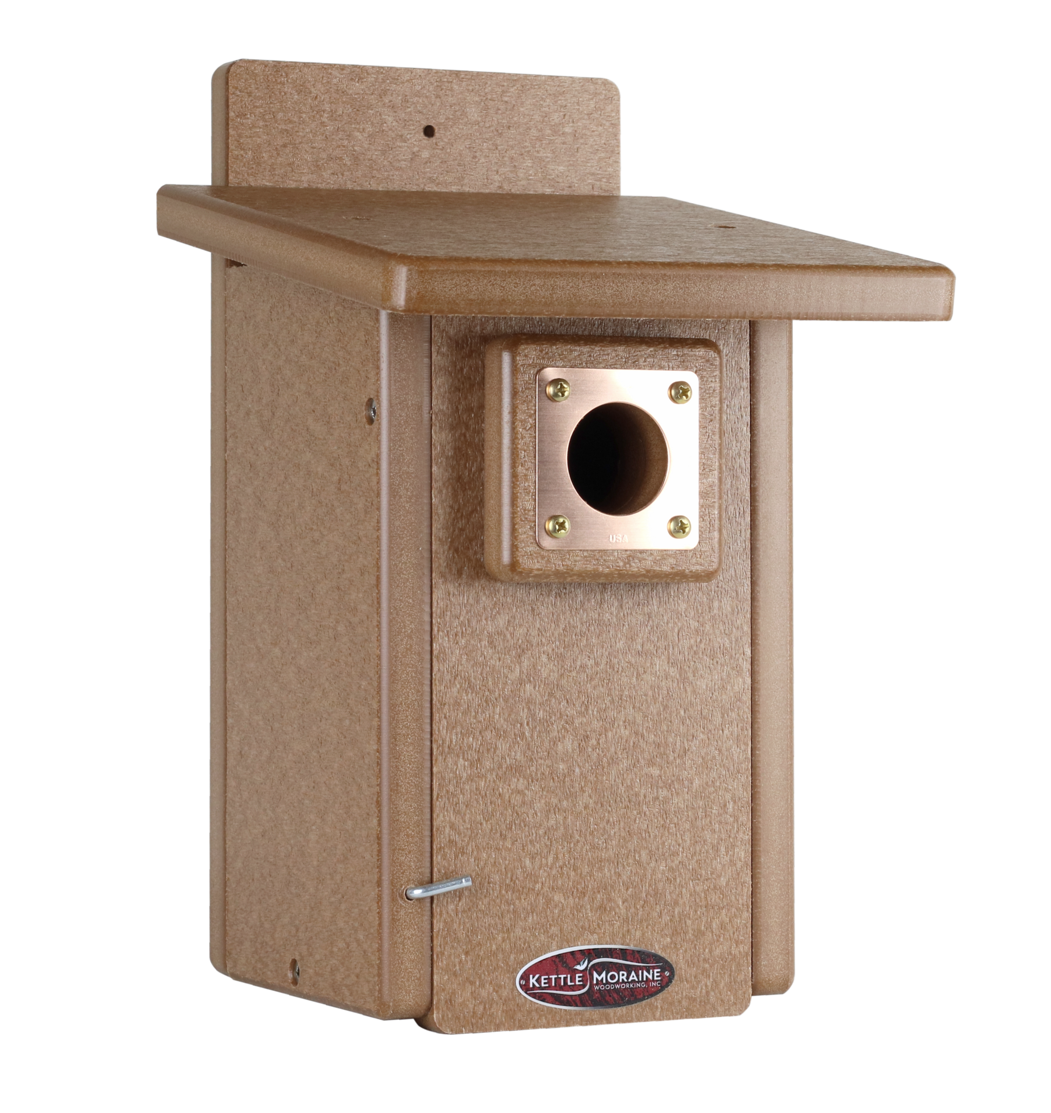 Recycled Nuthatch & Titmouse Nest Box – Kettle Moraine Woodworking Inc