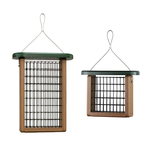 kettle moraine recycled suet feeders in two sizes