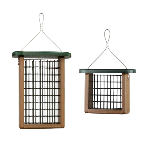 kettle moraine recycled suet feeders in two sizes