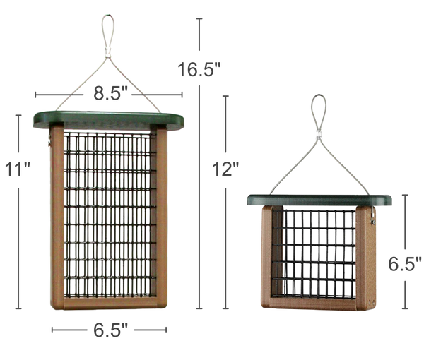 Recycled Suet Feeders