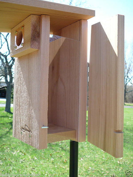 kettle moraine cedar bluebird nest box with side opening